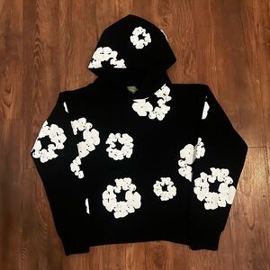 Denim Tears Cotton Wreath Sweatshirt Black Size M